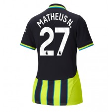 Manchester City Matheus Nunes #27 Bortedrakt Kvinner 2024-25 Kortermet